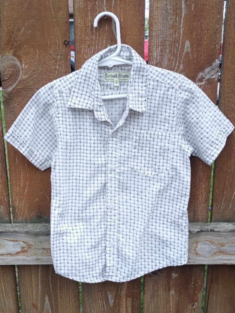 Denim & Rivets Button Down Shirt Sz. 4